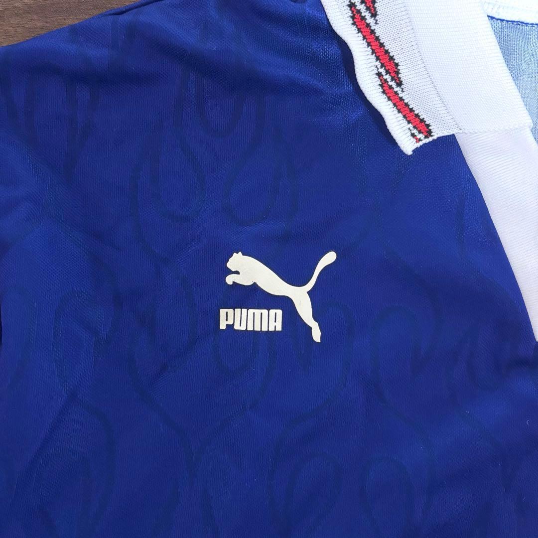 【希少】96年 PUMA社製 サッカー 日本代表 ユニフォーム Oサイズ 炎