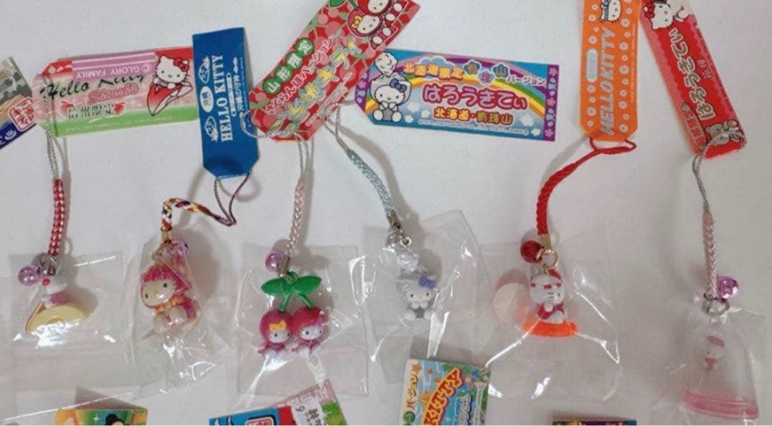 ご当地キティ 根付 ストラップ 23個セット