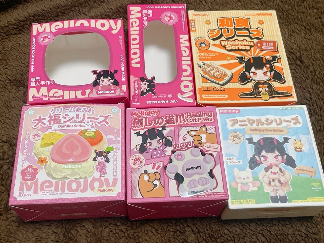 achuchu Mellojoy メロジョイ スクイーズ7個セット