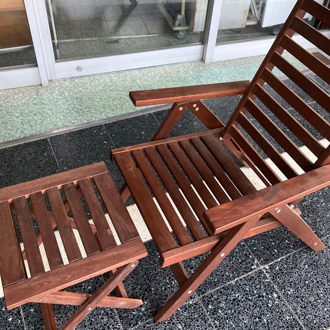 IKEA ÄPPLARÖ 折りたたみ式アウトドアチェアチェア テーブル　セット