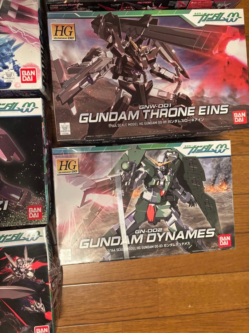⑨機動戦士ガンダム00シリーズ　HG 1/144 7点セット！！