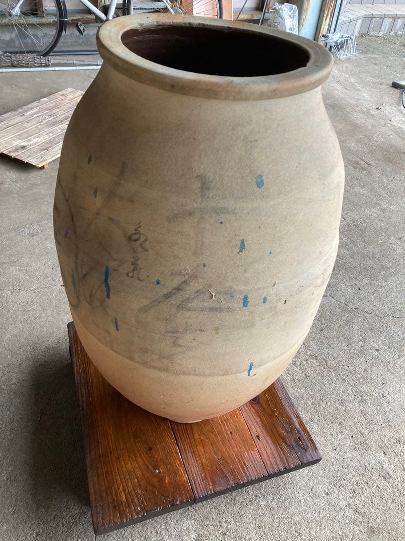 大型 茶甕 大甕 水瓶 壷 ツボ 明治時代 美術陶器 埼玉県　直接引取限定　骨董