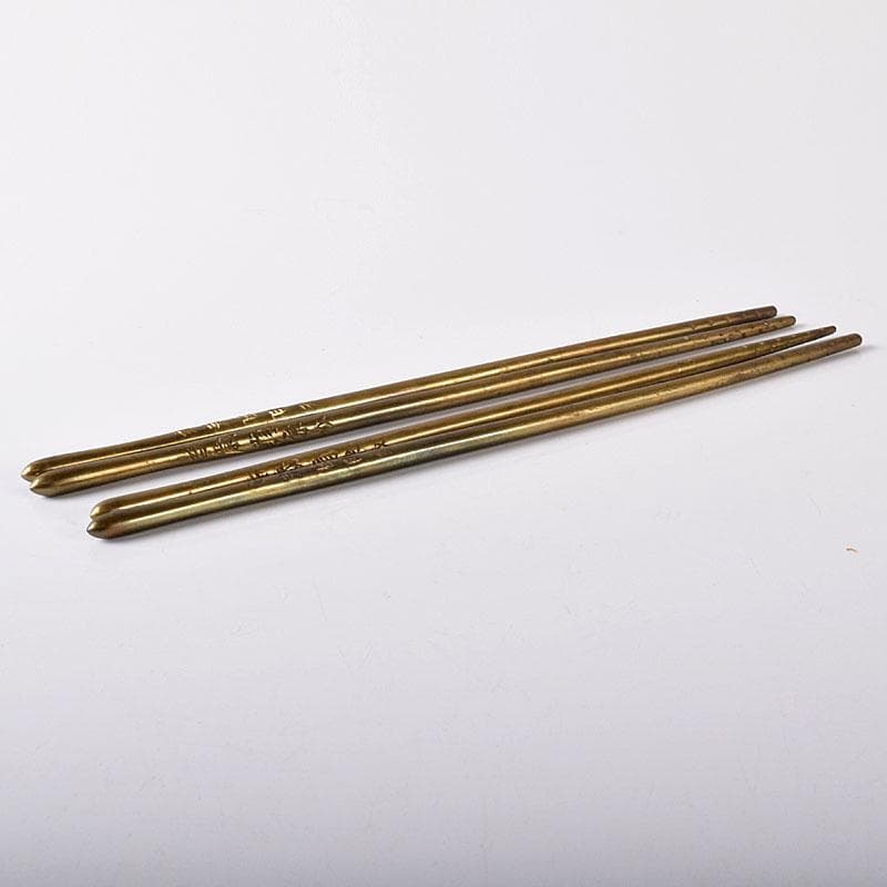 姫路名産　銅製　明珍火箸　香箸　2点まとめて　時代箱　C　7560