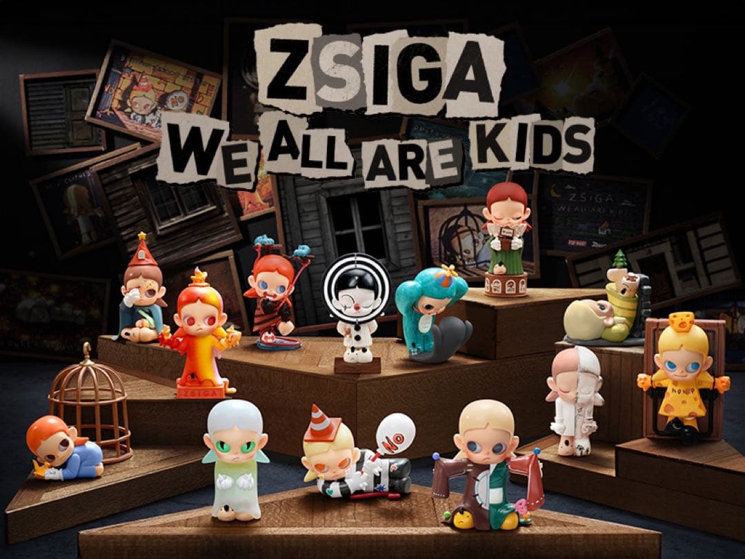 popmart ZSIGA We All Are Kids シリーズsecret