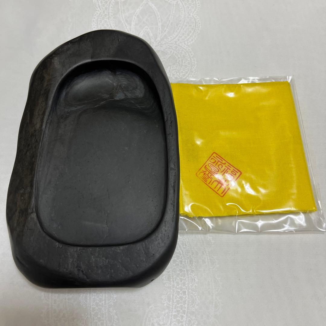 高島虎斑石硯