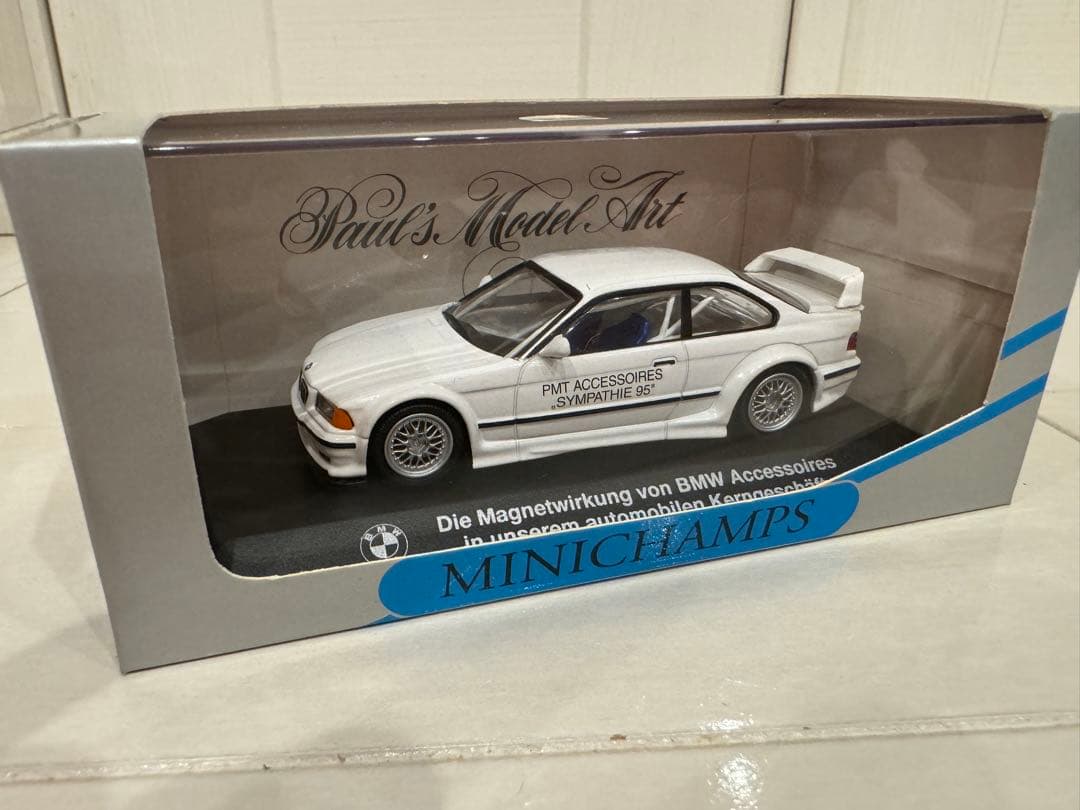  M3GTR 1993 street white ミニカー ミニチャンプス