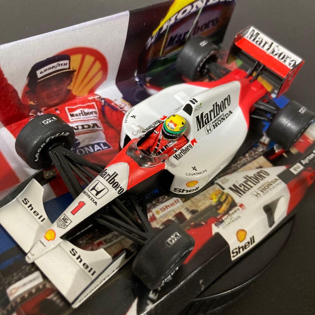 F1 マクラーレン MP4/6 アイルトンセナ ケースは ミニチャンプス