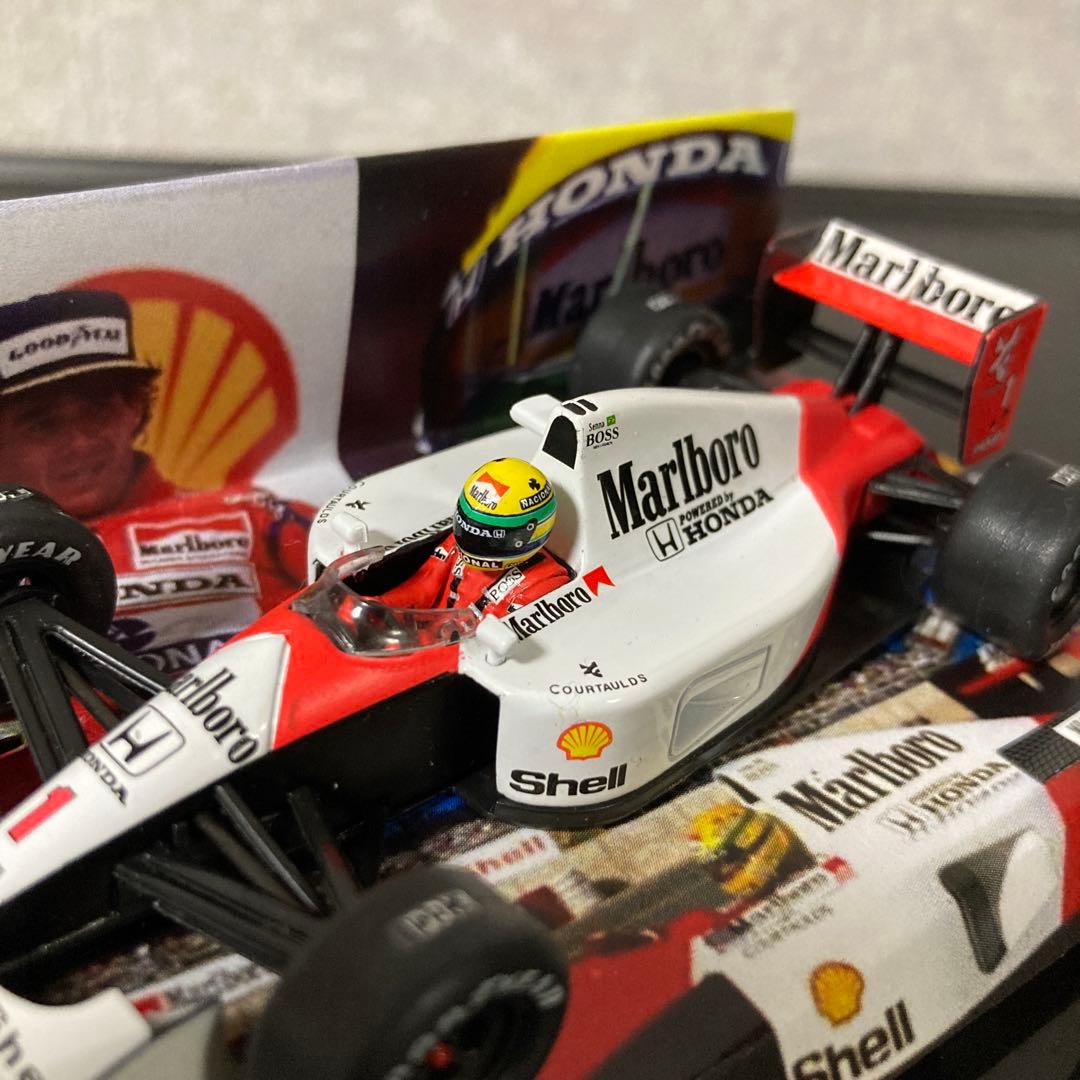 F1 マクラーレン MP4/6 アイルトンセナ ケースは ミニチャンプス