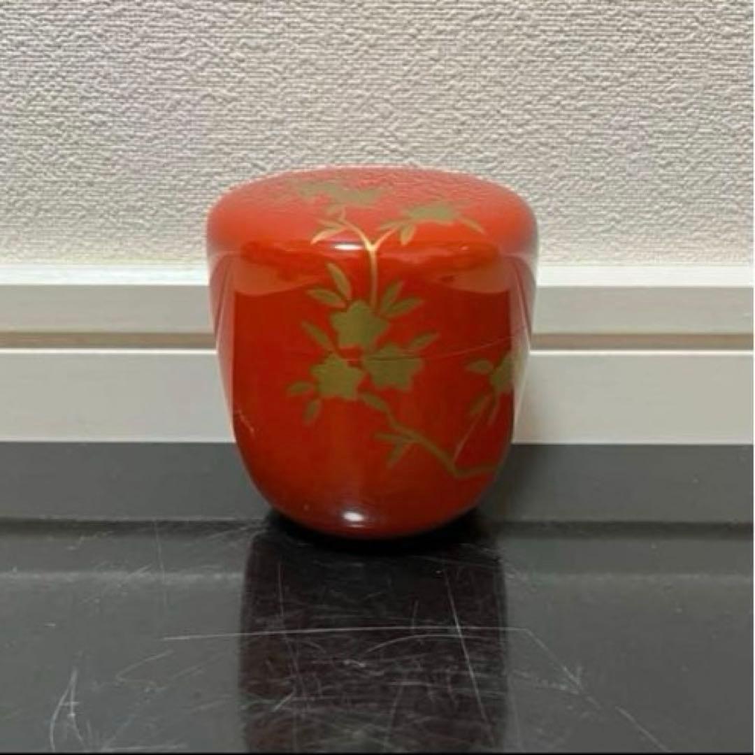 立雛蒔絵朱中棗　茶道具懐石茶碗鵬雲斎茶碗坐忘斎淡々斎即中斎而妙七事式水屋道具茶碗