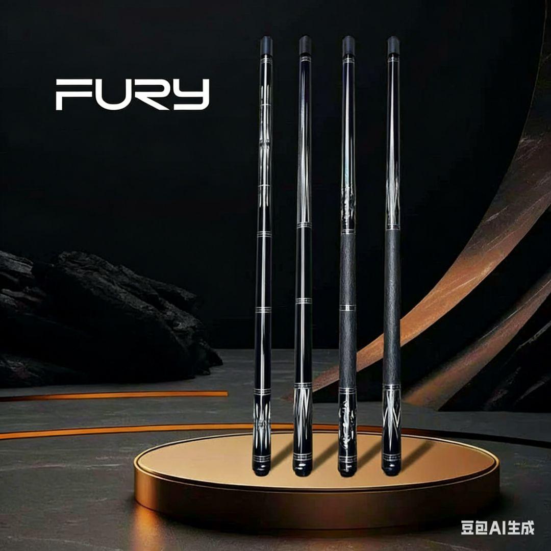 【必見】FURY ビリヤードキュー TK-2 新品未使用　7点セット
