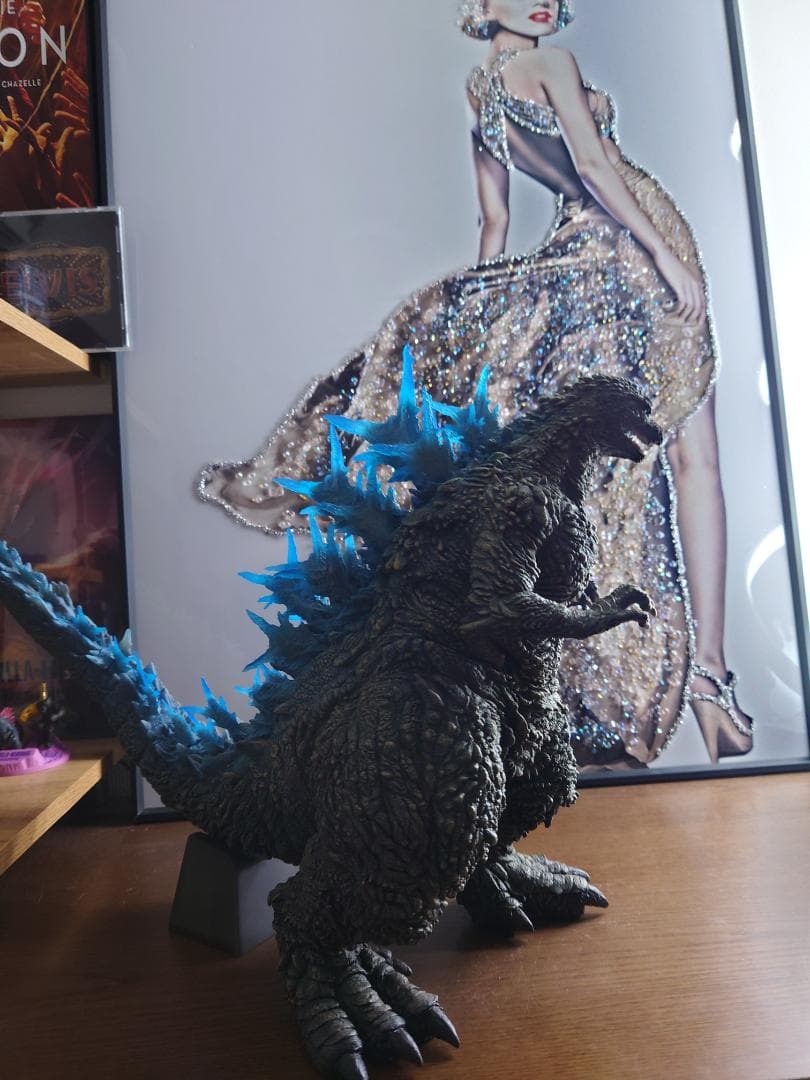 ゴジラマイナスワン発光バージョン東宝30センチシリーズ少年リュック限定版