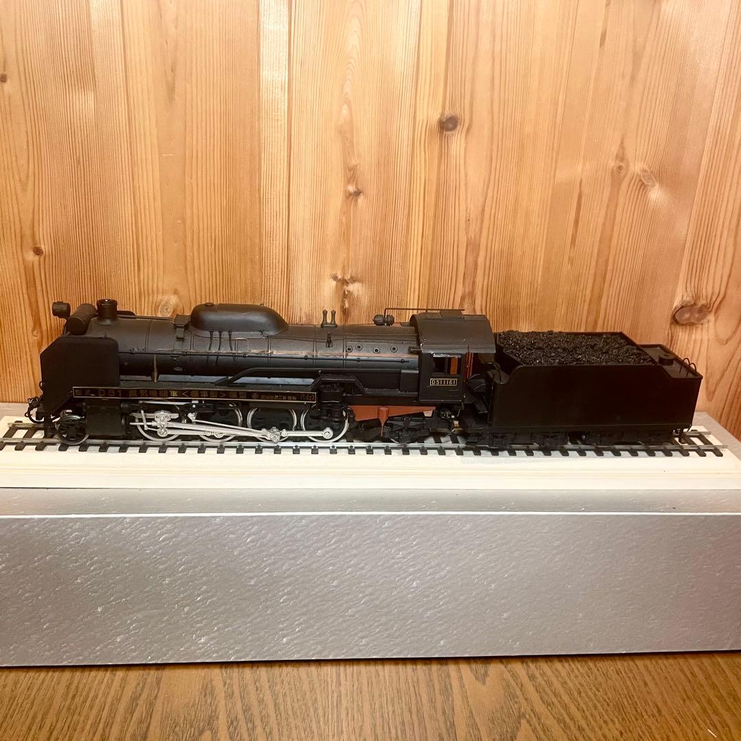 三井金属工芸製 蒸気機関車 D51 1161 鉄道模型 1/42縮尺 (箱入り)