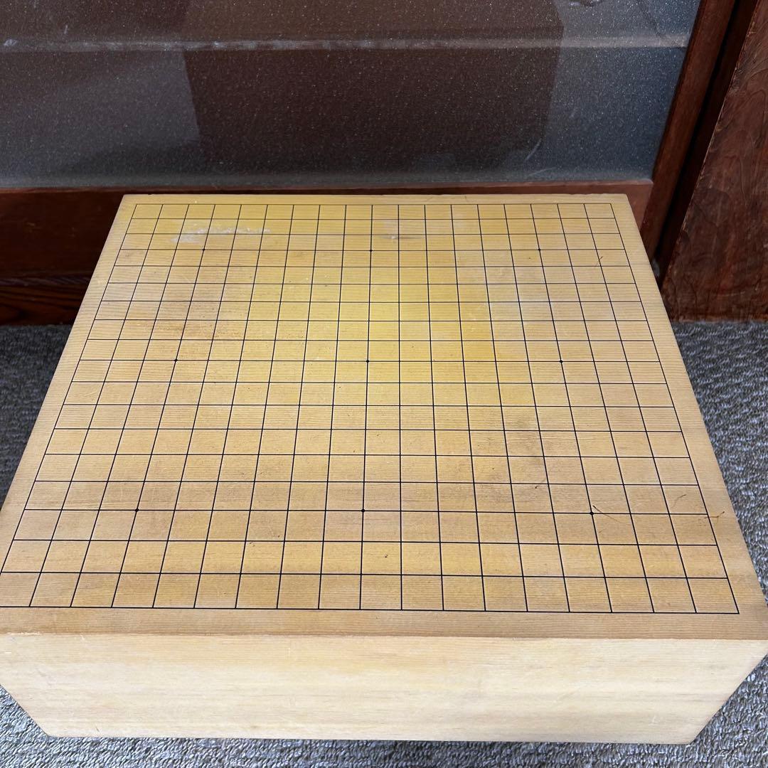 【希少】高級 国産 極厚 約4.8寸 囲碁 本榧 目が繊細 ヘソ 脚付き