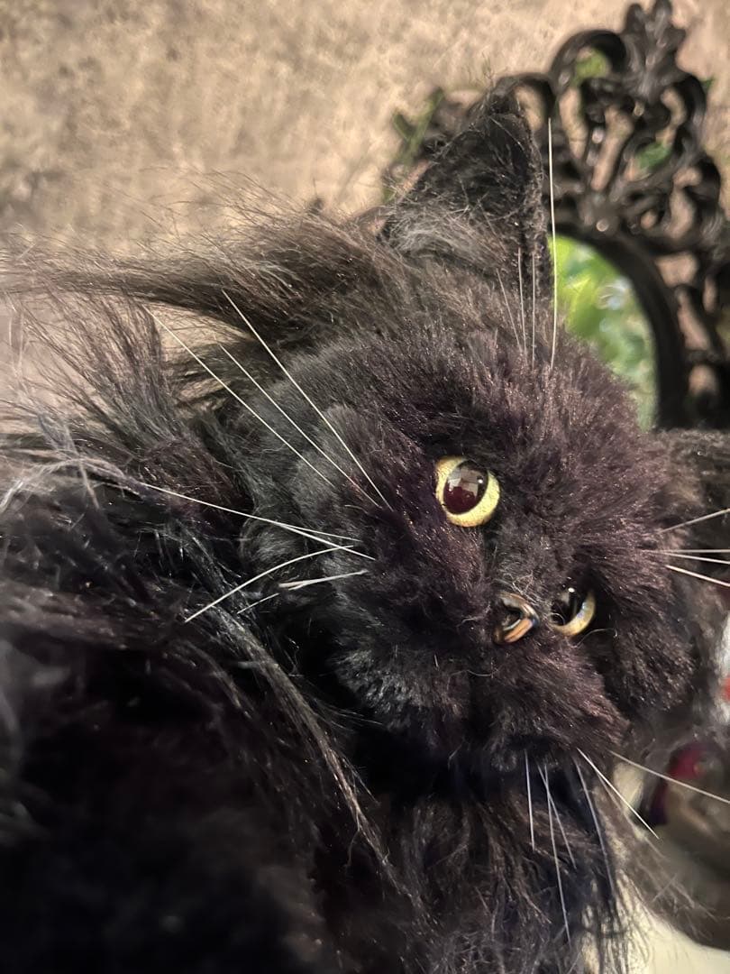 黒猫 ぬいぐるみ 等身大 リュック