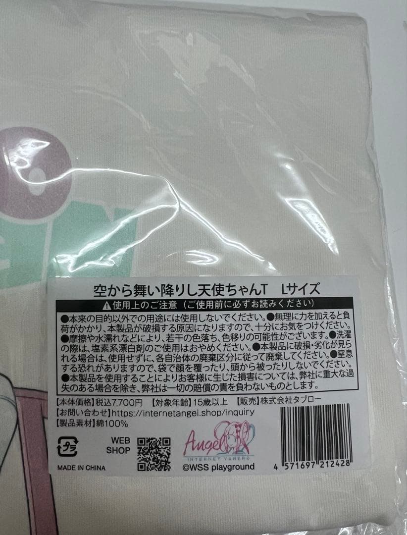 空から舞い降りし天使ちゃんT Lサイズ