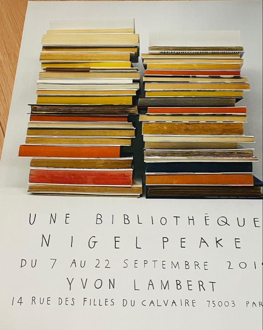 現地完売品 額装付きナイジェルピークNigel Peake 両面希少ポスター