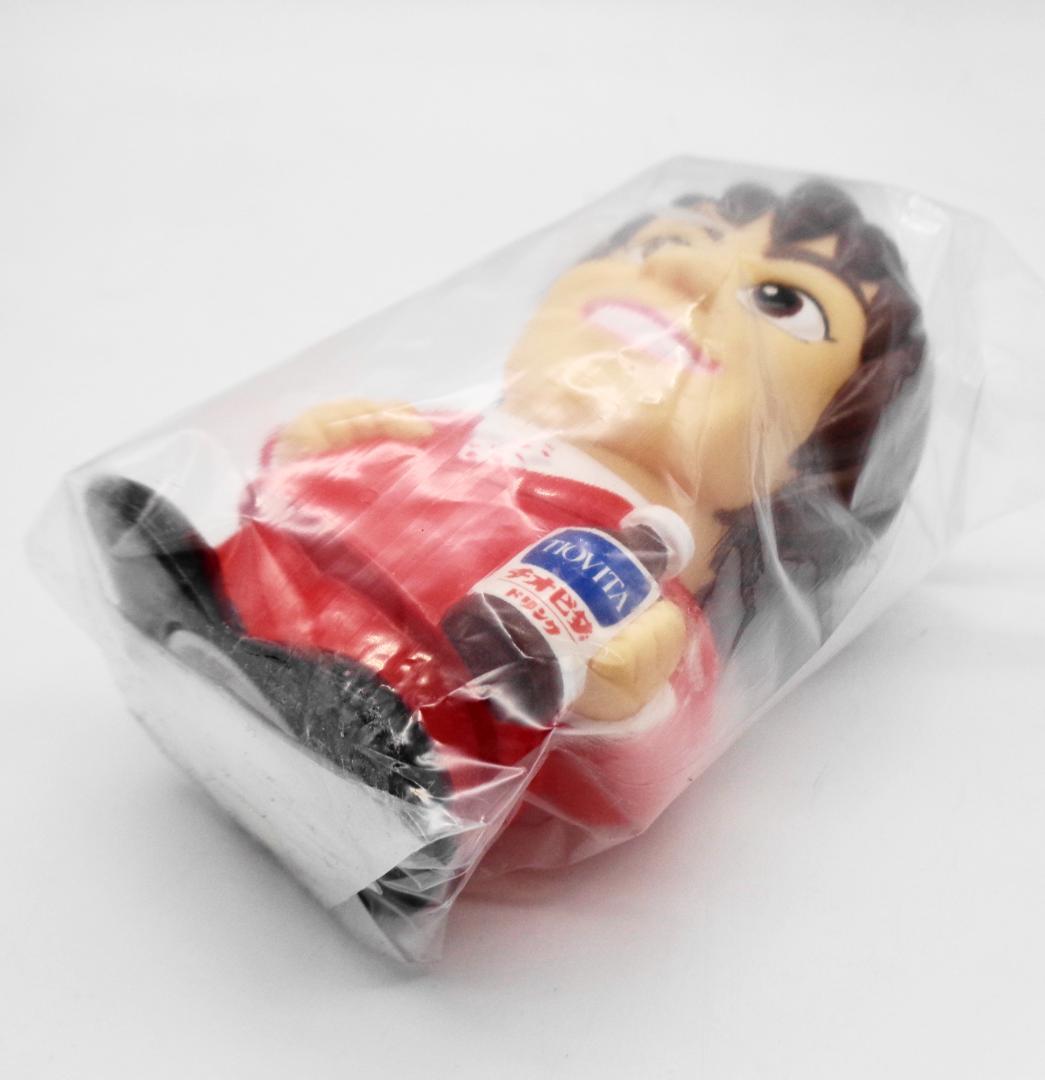 〖非売品チオビタ懸賞品〗きよしこの夜プレゼント氷川きよしソフビ貯金箱＋ストラップ