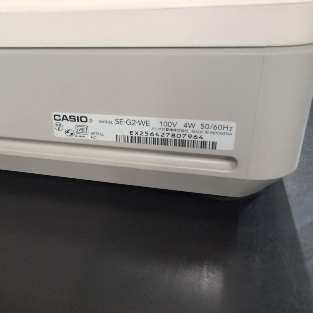 16　CASIO カシオ レジスター 4部門 小型ドロア SE-G2-WE