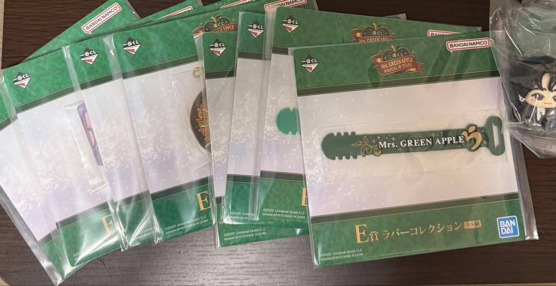 Mrs. GREEN APPLE 一番くじ ラストワン、B.C.D.E.F販売