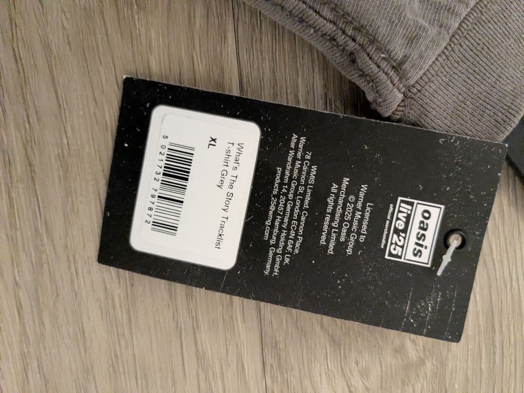 oasis Live '25Tシャツ XL WHAT'S THE STORY?
