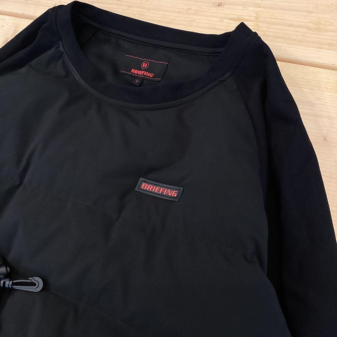 メンズウェア BRIEFING GOLF MENS TAION DOWN CREW NECK