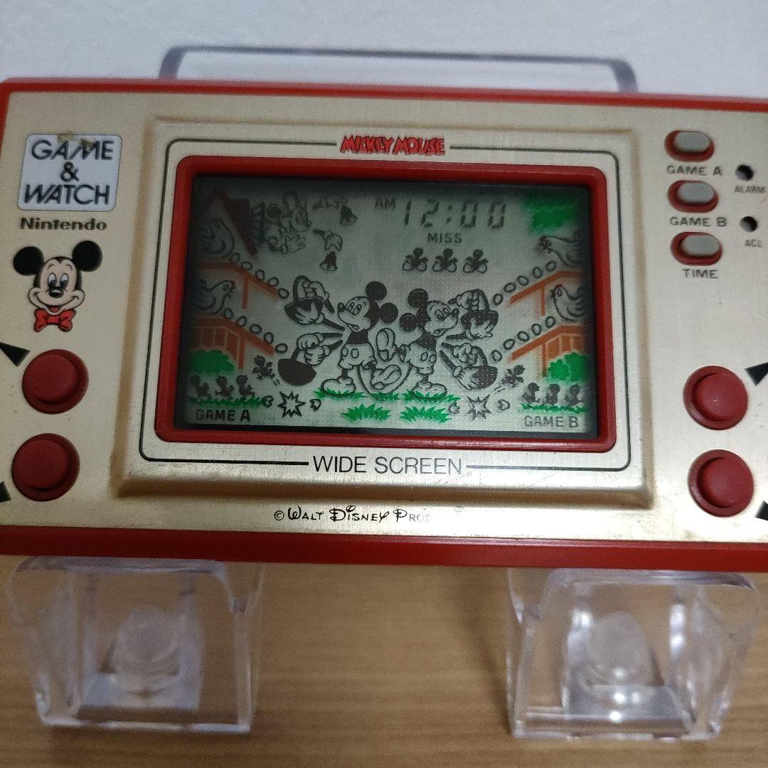 ゲーム＆ウォッチ　ミッキーマウスNintendo　ニンテンドー　メンテナンス済み