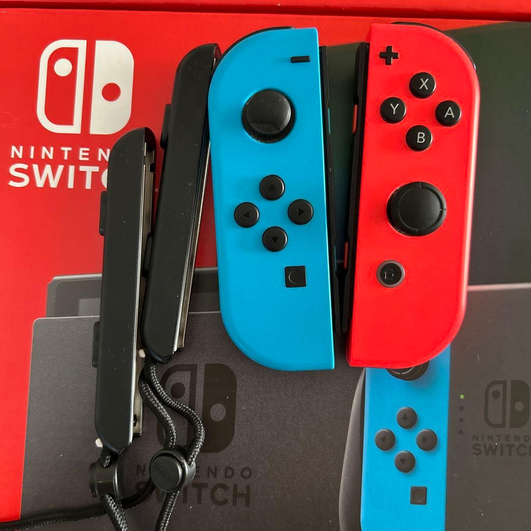 Switch 本体　本体ケース・保護ガラス付き