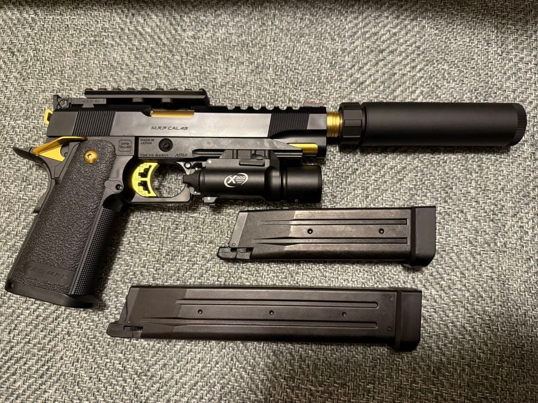 東京マルイ ハイキャパ ゴールドマッチ カスタム多数 ガスブロ ガスブローバック