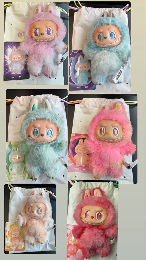あ*ぅ様 【正規品】開封済ラブブエナジーアソートボックス6体入り全色ぬいぐるみペ