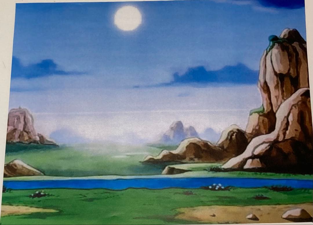 d６４　ドラゴンボールセル画【スノ】背景画付き