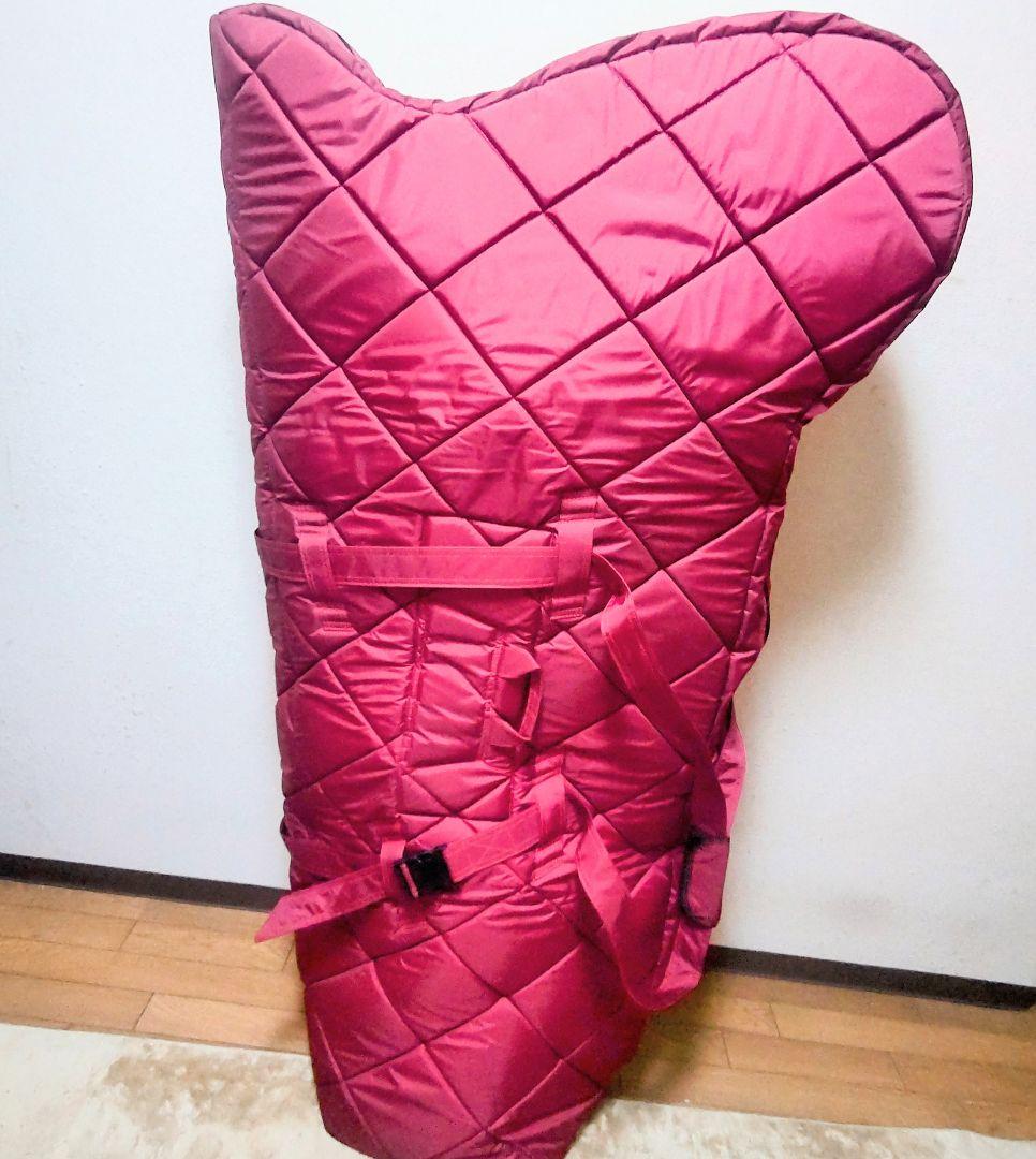 【美品】ハープケース　青山ハープ　ノンペダル140タイプ用　ピンク　キルティング