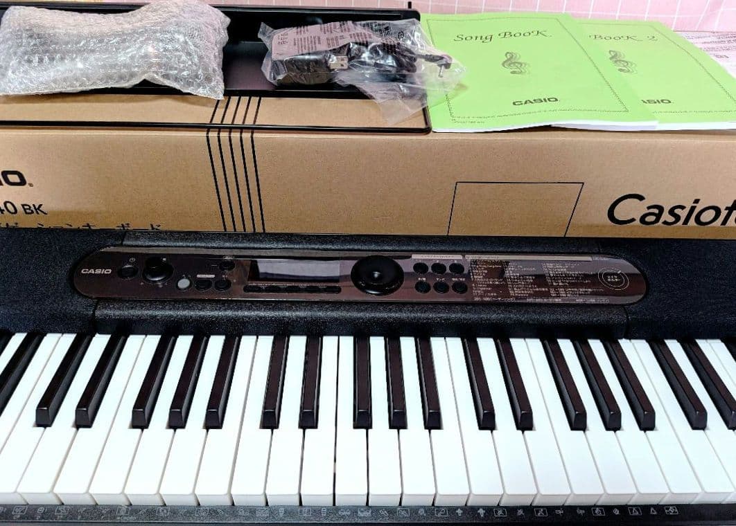 カシオ (CASIO) 電子キーボード 光ナビゲーション LK-540 BK