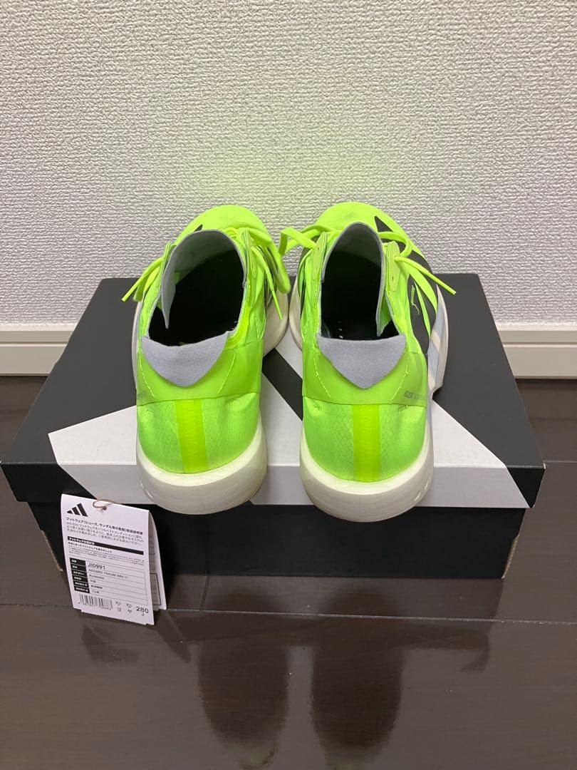 【adidas】アディゼロ タクミセン11 蛍光イエロー 28.0