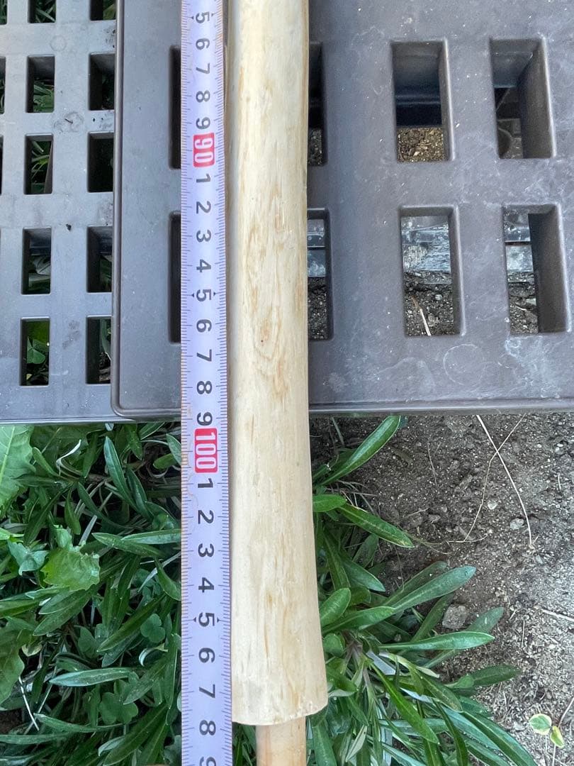 国産ヒノキ　鳥用止まり木　スタンド　アスレチック　約113センチ