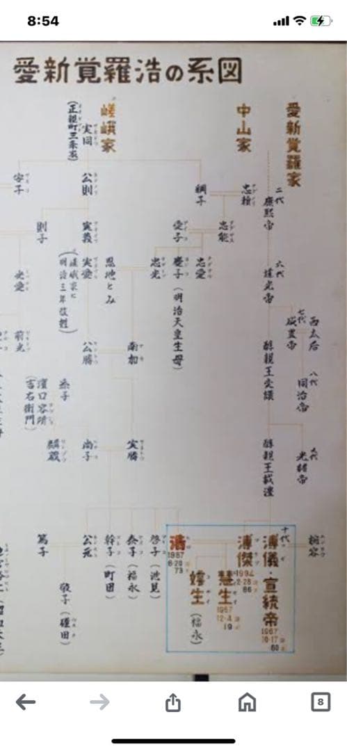 ★色紙　福　(愛新覚羅子孫直筆)