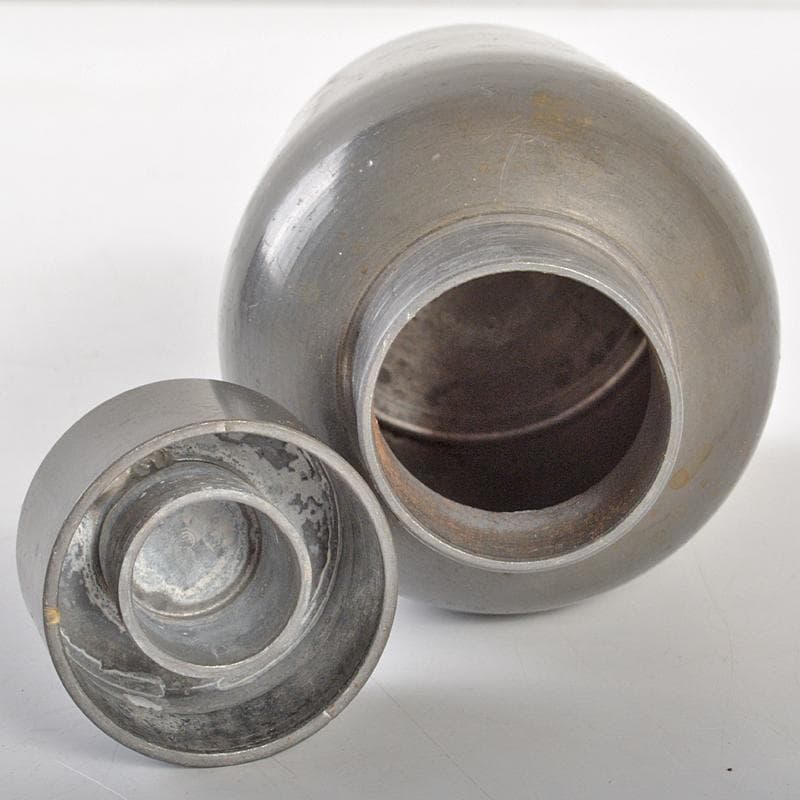 煎茶道具　古錫　茶壷　茶心壷　約232g　M　R6746
