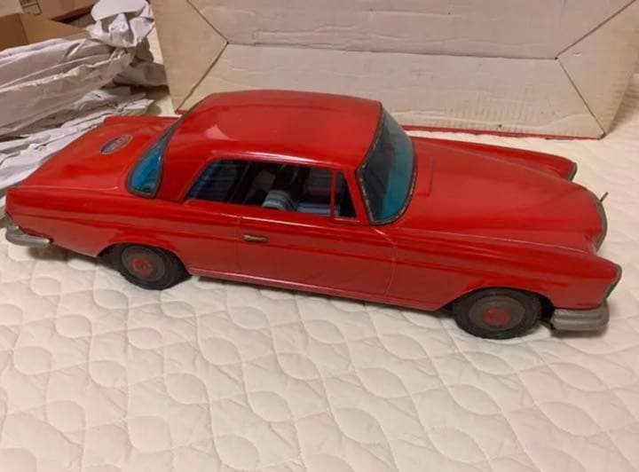 ブリキ　ベンツ300SE 60cmの巨大ブリキ　箱も有ります！昭和レトロ。