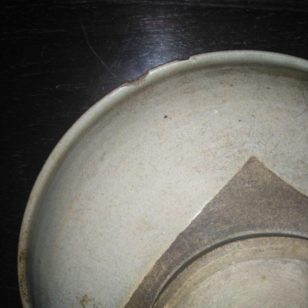 NO264 相馬焼　古相馬　鉄絵皿