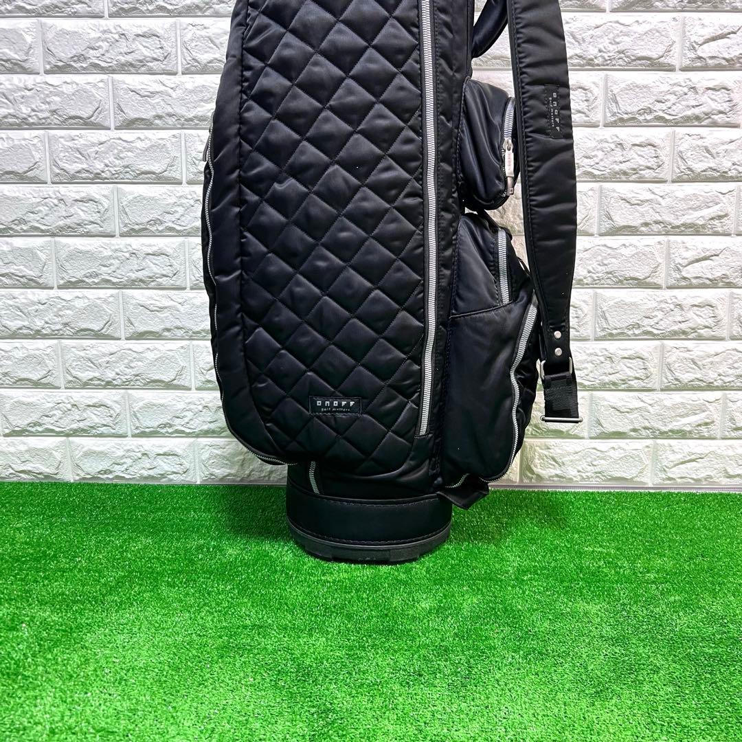 美品　ONOFF オノフ キャディバッグ 9インチ　ブラック