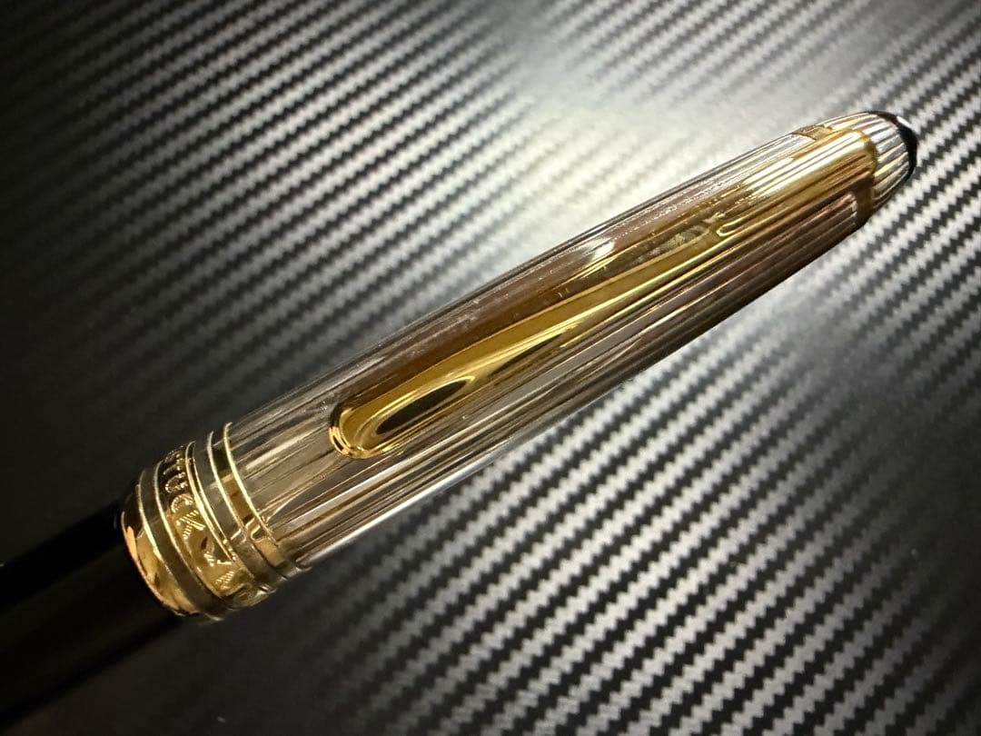 極美 モンブラン 1641 ソリテール ドゥエ ボールペン スターリングシルバー