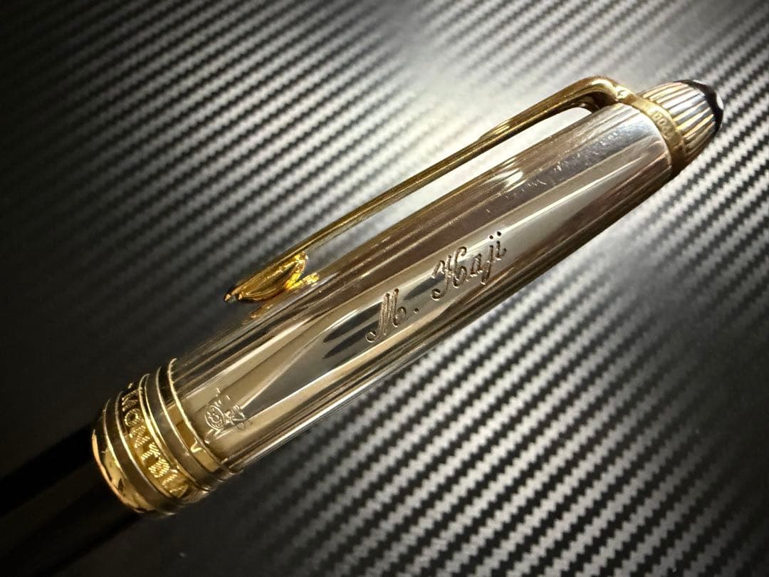 極美 モンブラン 1641 ソリテール ドゥエ ボールペン スターリングシルバー