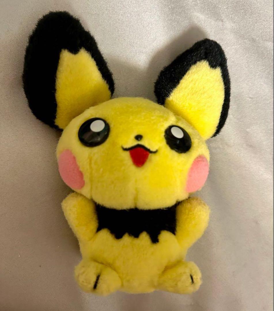 【値下げ中】レア TOMY トミー ポケモン　ぬいぐるみ　ピチュー 初期　レトロ