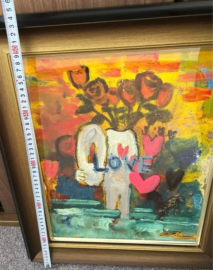 田中拓馬　Takuma Tanaka 油彩　原画 『バイバイまたこんにちわ』
