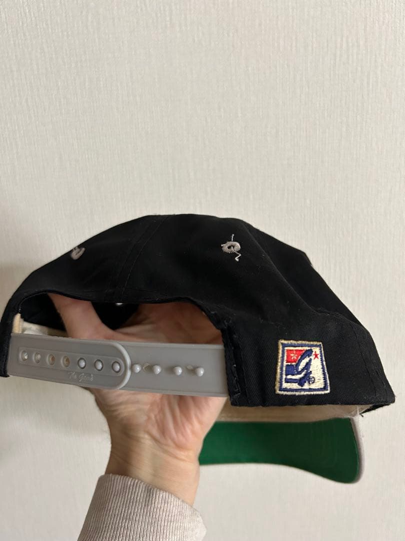 RAIDERS レイダース 90s スナップバックキャップ 黒/グレー ハルキ