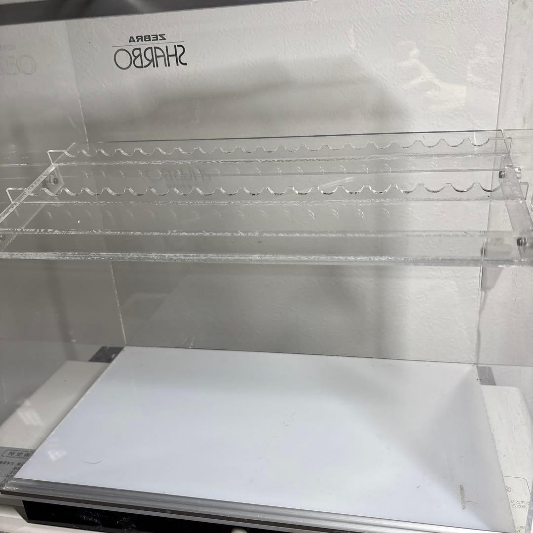 廃番 廃盤 レトロ ゼブラ シャーボ 什器 ショーケース