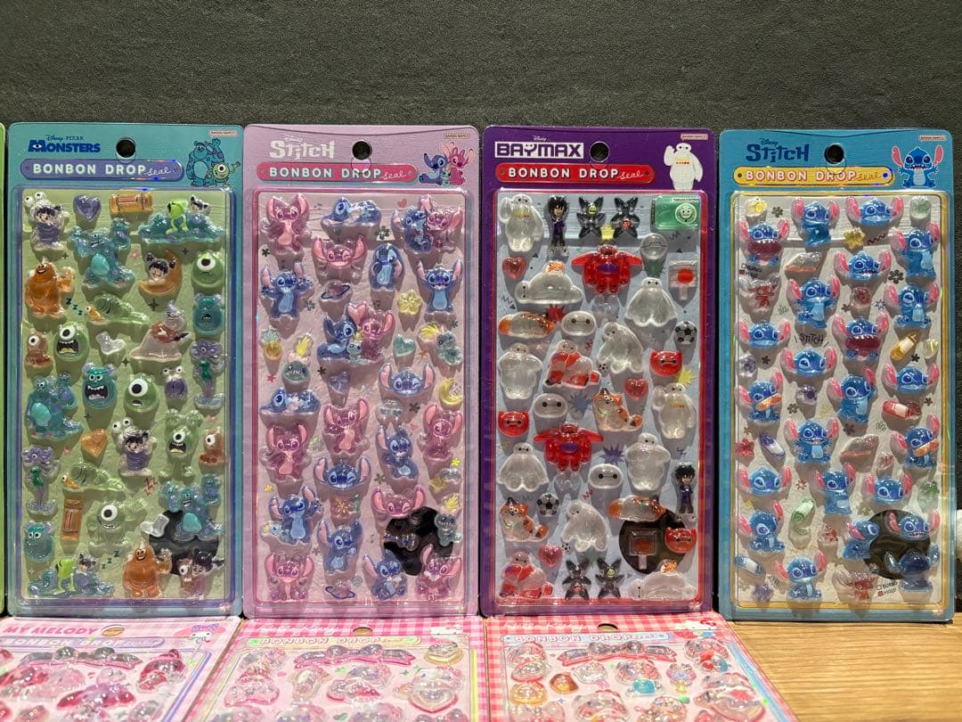 NEWボンボンドロップシール【全20種】ディズニーサンリオスヌーピーコンプセット