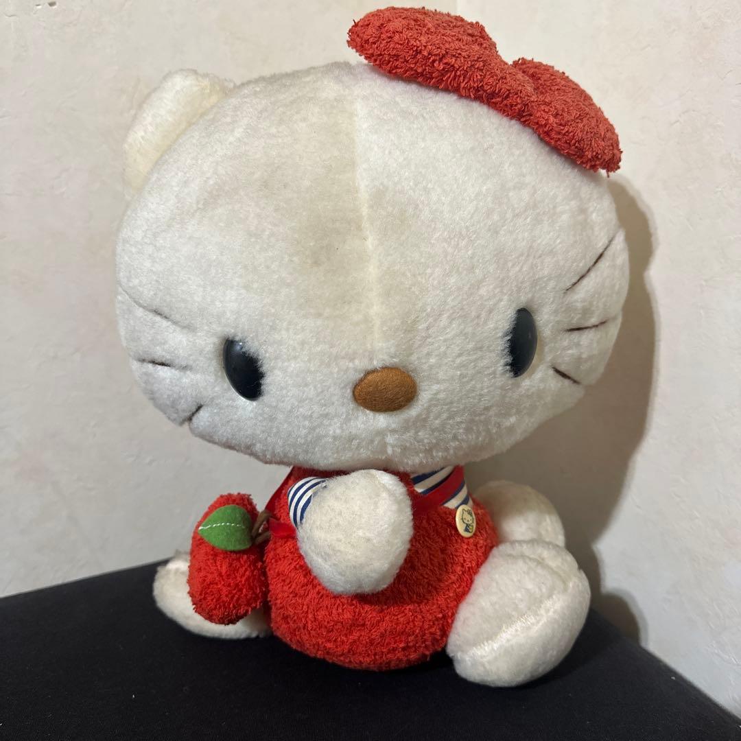 初期　ハローキティ　ぬいぐるみ　袋付　ビンテージ　昭和レトロ　激レア
