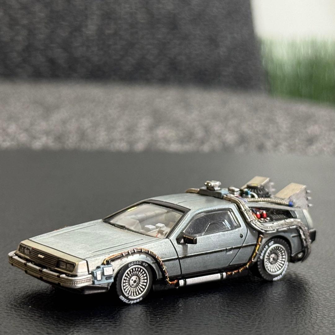 デロリアン カスタム品 1/64 MJモデル バックトゥザフューチャー ②