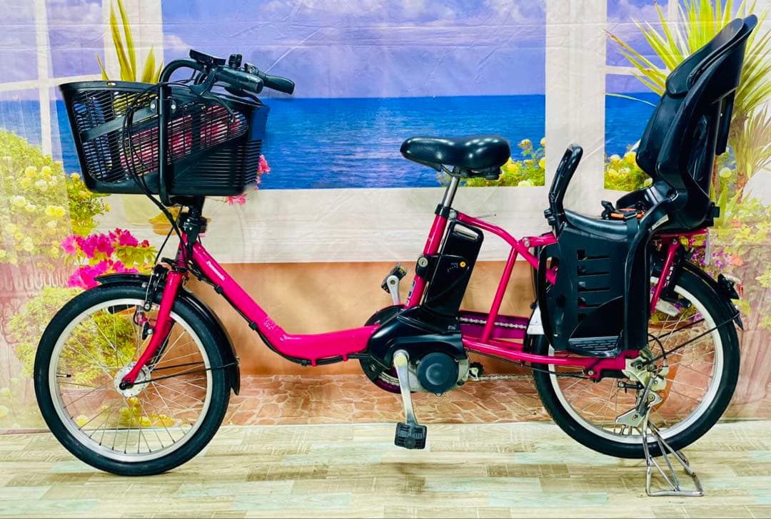 Y2006 超特価！パナソニック⭐️ギュット！子供乗せ電動アシスト自転車