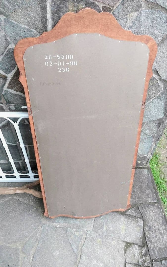 海外ヴィンテージ木製全身鏡